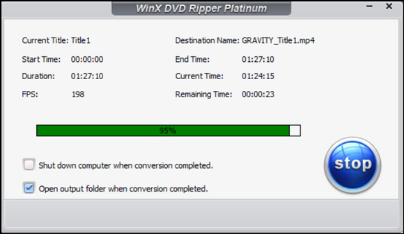 95% progress bar winx DVD 