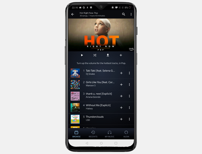 free music streaming apps- amazon music
