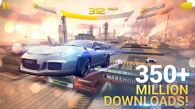 best apple tv games- asphalt 8