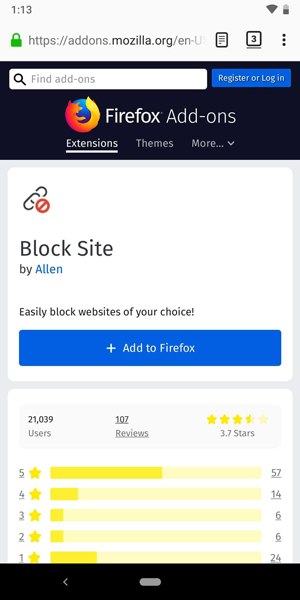 block-Site-Addon