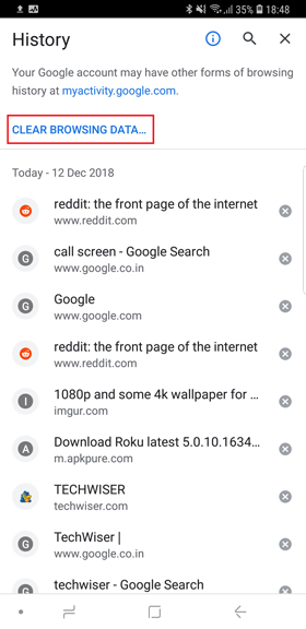 how to check saved password in chrome mobile- clear browsing