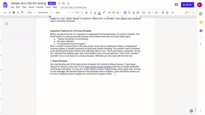 How To Clear Formatting In Google Docs via shortcut