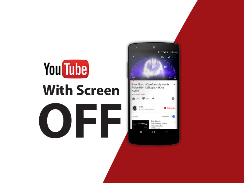 Cómo escuchar YouTube con la pantalla OFF (Android & iOS)