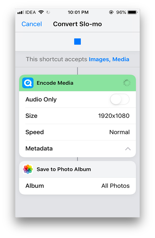 convert slow-mo- Useful shortcuts for apple's shortcut app