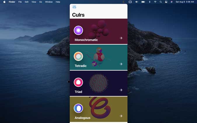 culrs app for macos