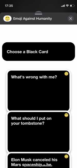 cards against humanity copy cat game 