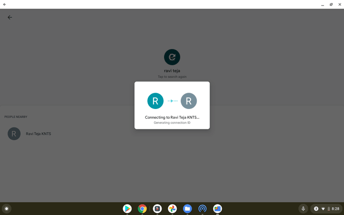 Connecting to other device with Files by Google on Chromebook