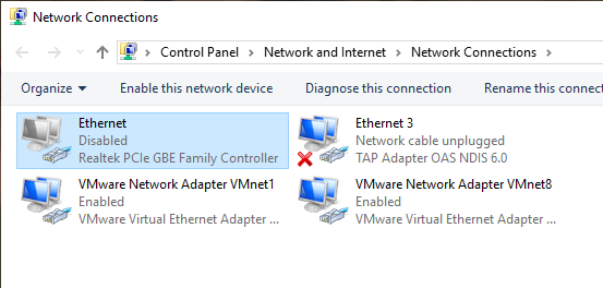 fix dns server not responding 09 - adapter disabled