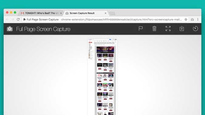 full-page screenshot chrome extension