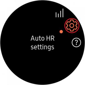 disable auto heart rate monitor- Auto HR settings