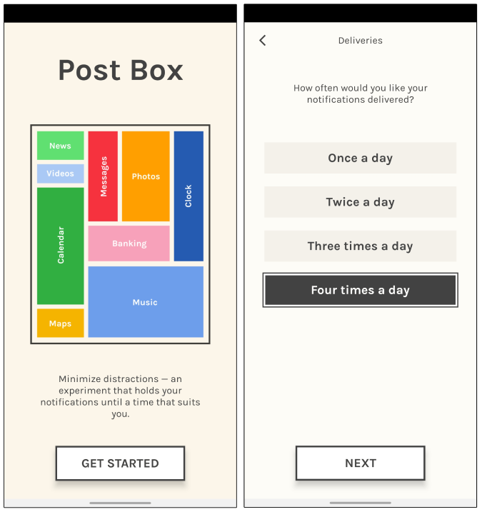 google post box batch timings android