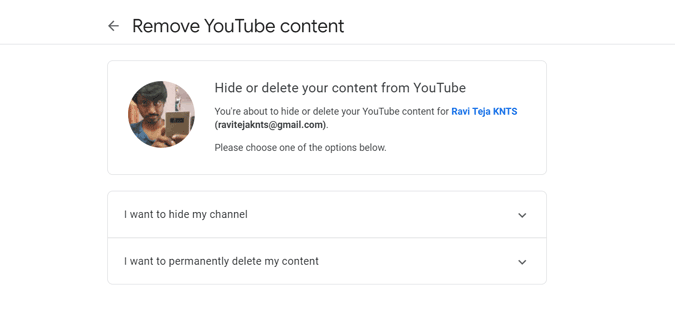 Hiding my YouTube Channel Temporarily