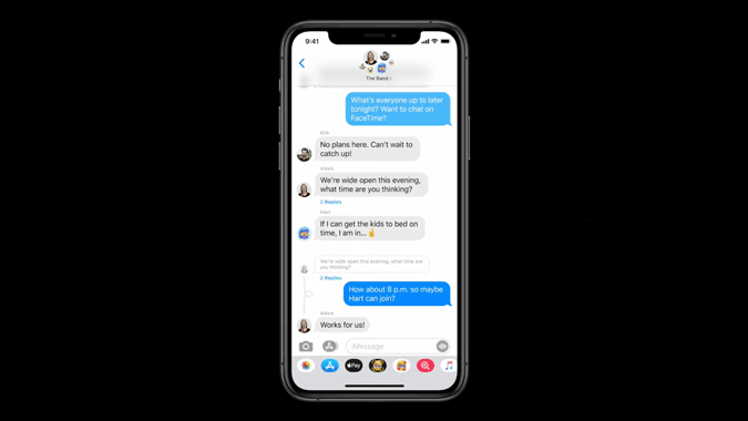 iMessages new features on iOS 14