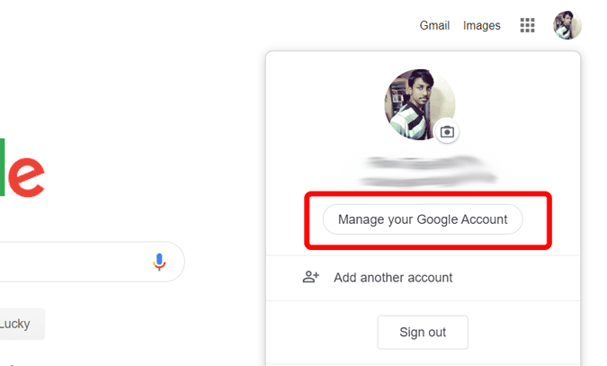 managing Google Account