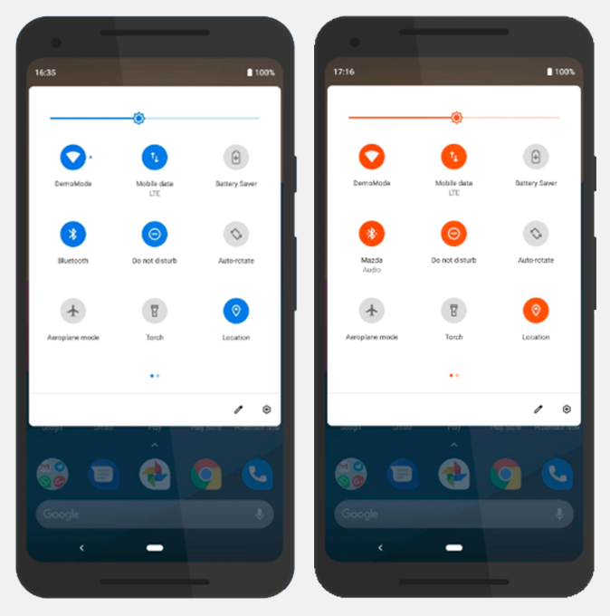 Get Pixel-style layout on your Android with different color accents