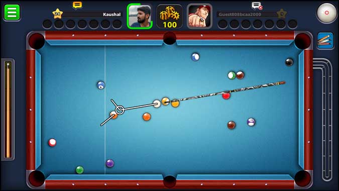 8 ball pool app screenshot