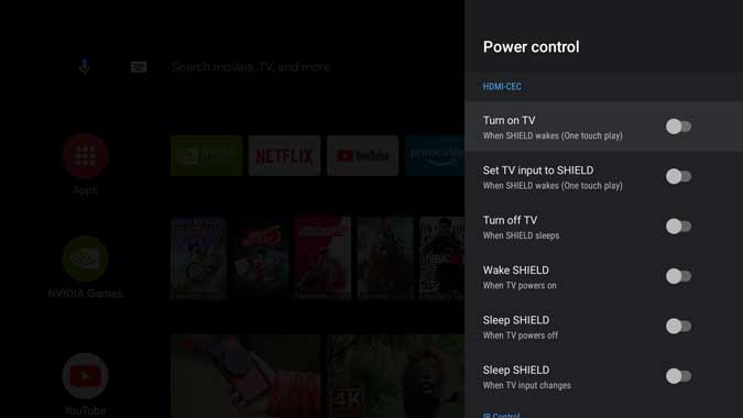 Control TV with Shield TV