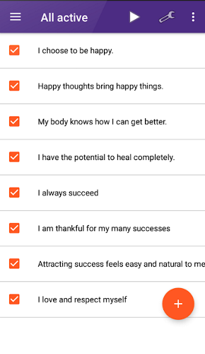 self help app - 17 - My Affirmations