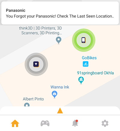 Panasonic Seekit Edge Review- separation indicator