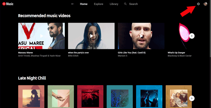 Opening Settings of YouTube Music Desktop App