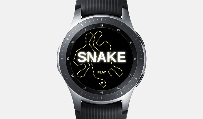 Best Galaxy Watch Games- Snake Circle