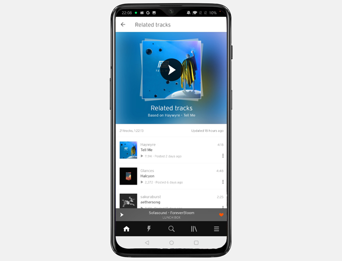 free music streaming apps- soundcloud
