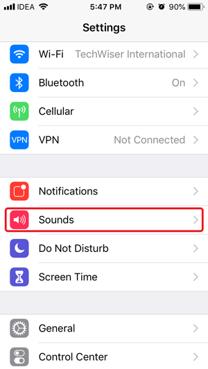 whatsapp custom notification- sounds