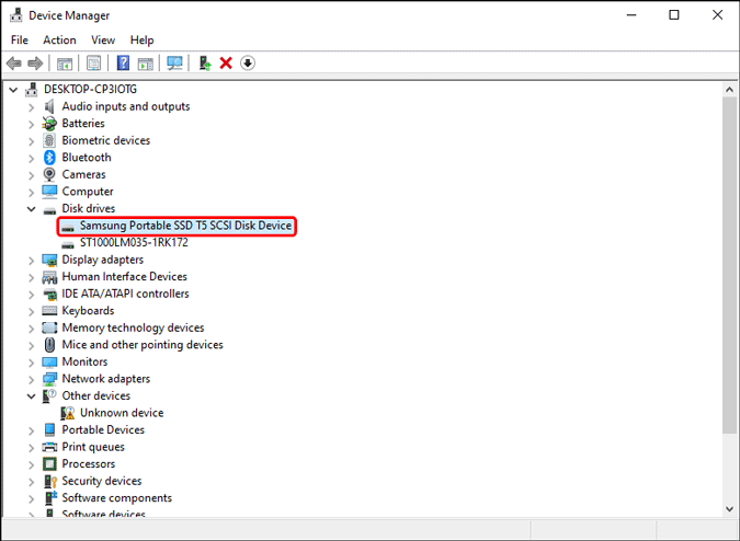samsung ssd not detected on windows 10
