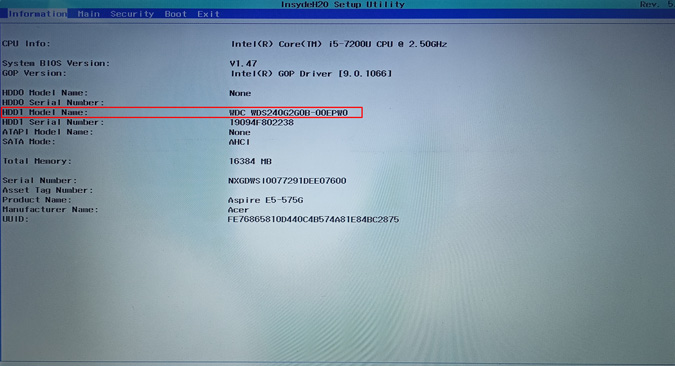 find SSD not detected on windows 10 bios
