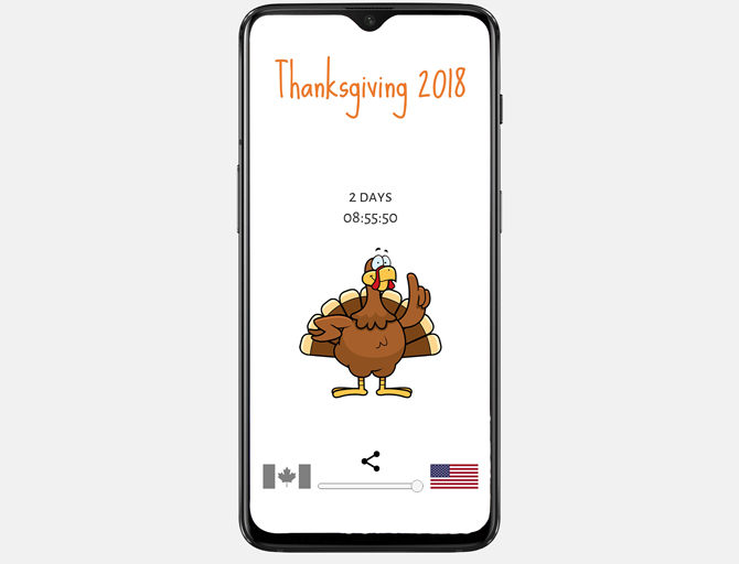 best thanksgiving apps- countdown