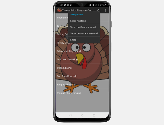 best thanksgiving apps- ringtones