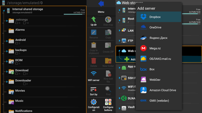 x-plore file manager on fire stick